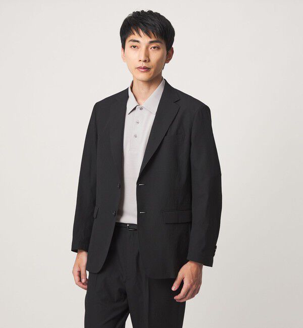 UNITED ARROWS green label relaxing「A+ air ポリエステル 空羽 2B リラックス セットアップジャケット -吸水速乾・通気性-」|テーラードジャケット|
