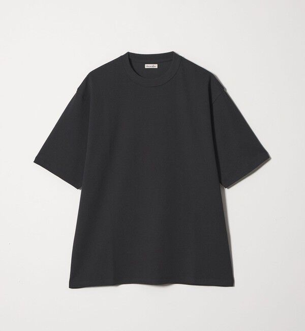 STEVEN ALAN「＜Steven Alan＞ アイレットメッシュ クルーネック Tシャツ」|Tシャツ・カットソー|DK.GRAY