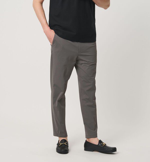 BEAUTY&YOUTH UNITED ARROWS「【WEB限定 WARDROBE SMART】クール トリコット アンクルパンツ 【接触冷感】」|スラックス|