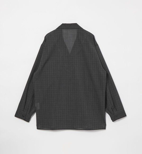 STEVEN ALAN「＜Steven Alan＞ ウール チェック オープンカラー オーバー シャツ」|シャツ・ブラウス|