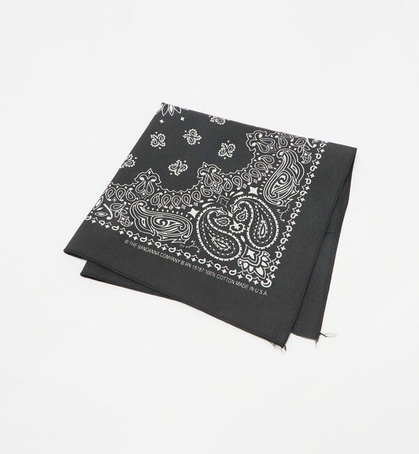 BEAUTY&YOUTH UNITED ARROWS「＜Hav-A-Hank＞ペイズリー バンダナ」|バンダナ・スカーフ|BLACK