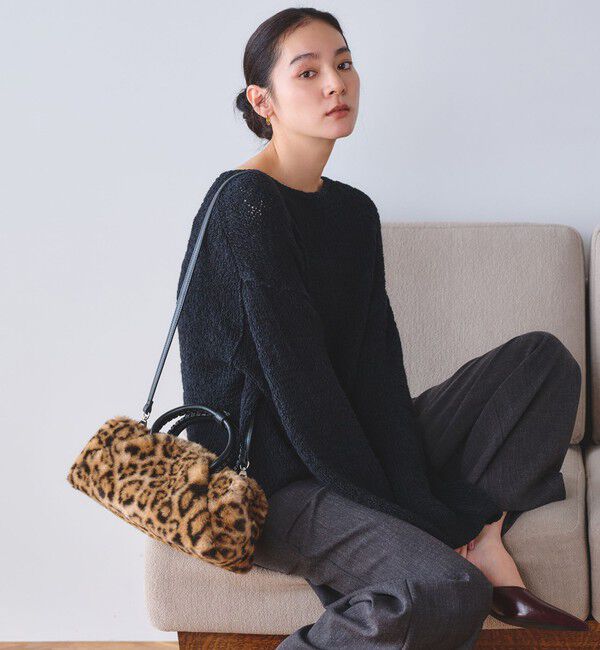 BEAUTY&YOUTH UNITED ARROWS「ファーライク 2WAY スクエア トートバッグ」|ショルダー・メッセンジャー|