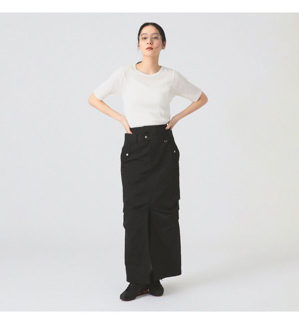 Ray BEAMS 「バックスリット カーブ ヘムTシャツ」|Tシャツ・カットソー|