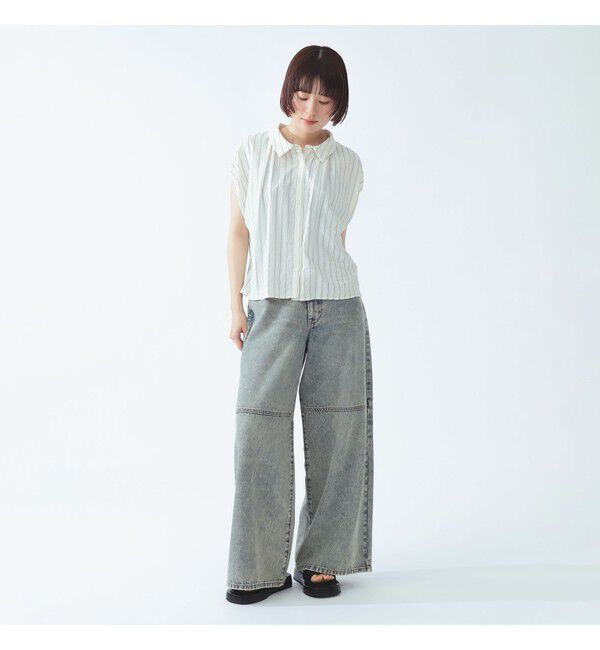 Ray BEAMS 「バルーン フレンチスリーブ シャツ」|シャツ・ブラウス|