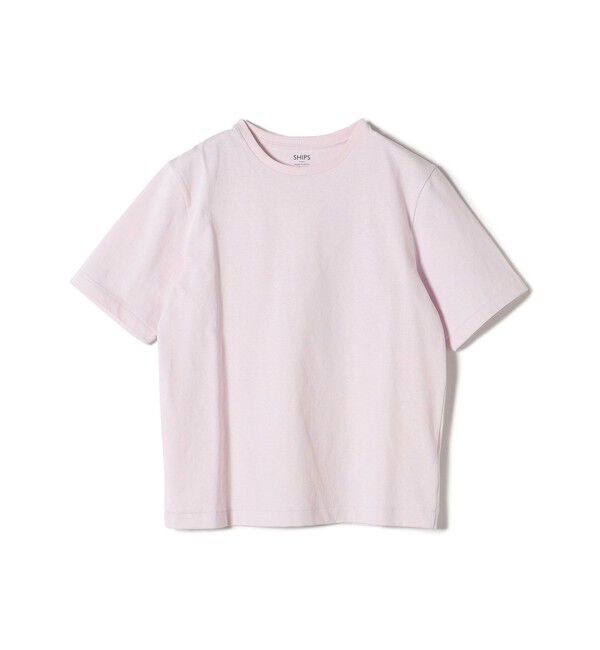 SHIPS for women「〈手洗い可能〉ベーシック TEE」|Tシャツ・カットソー|