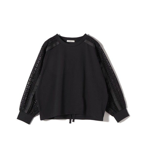 SHIPS for women「【WEB限定】〈手洗い可能〉レース コンビ カットソー」|Tシャツ・カットソー|