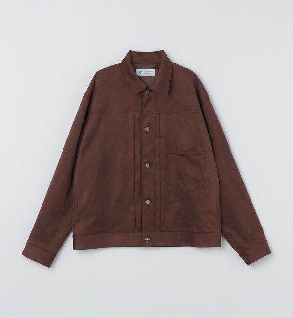 SHIPS「City Ambient Products: フェイクスエード(ポリエステル) G-JACKET」|その他|ブラウン