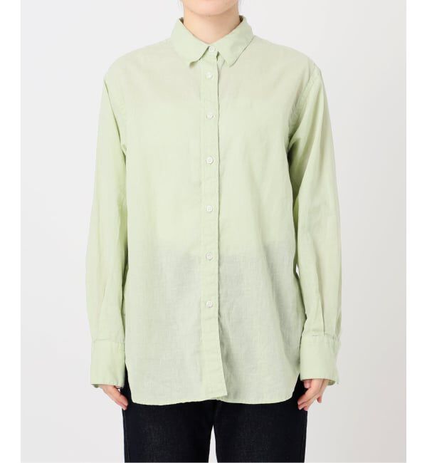SLOBE IENA「リネンコットンレギュラーシャツ」|シャツ・ブラウス|