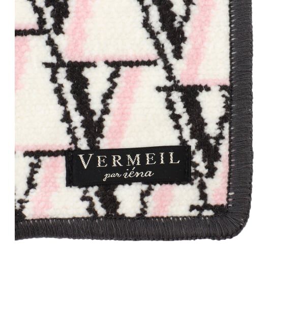 VERMEIL par iena「VERMEIL モノグラム シェニールタオルハンカチ」|ハンカチ|