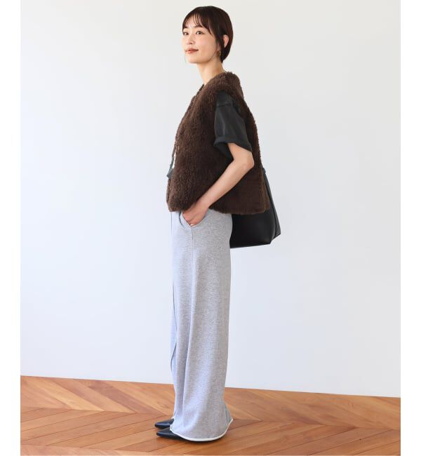SLOBE IENA「《WEB限定カラーあり/追加》フェイクファーニットベスト」|ダウンベスト・ベスト|