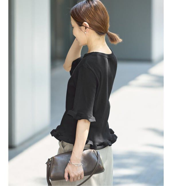 IENA「《WEB限定/追加》オーガニックコットン WAVE Tシャツ」|Tシャツ・カットソー|