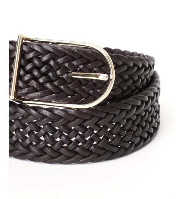 IENA「JAMIRAY/ジャミレイ LEATHER MESH BELT ベルト 254-270801」|ベルト|