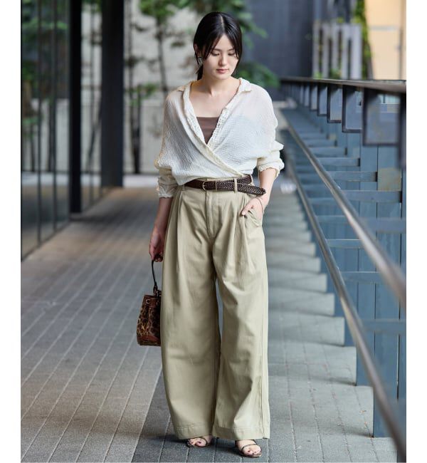 IENA「JAMIRAY/ジャミレイ LEATHER MESH BELT ベルト 254-270801」|ベルト|