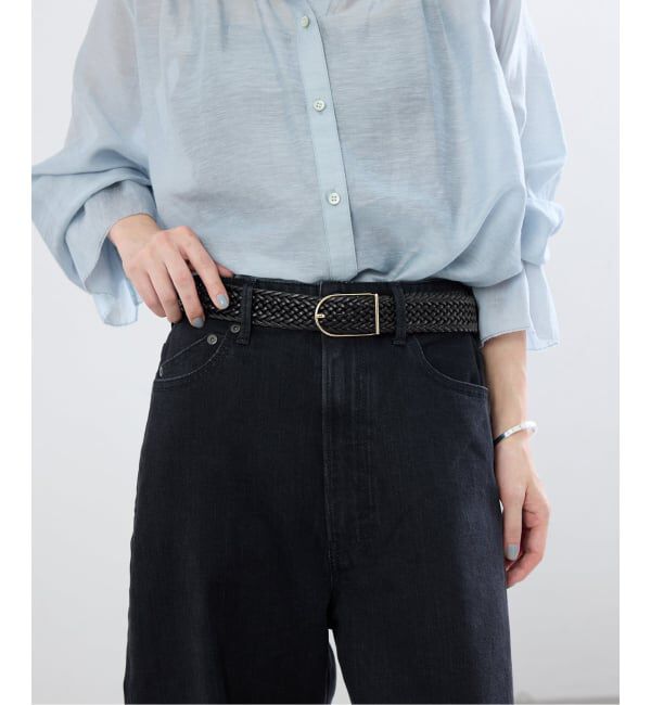 IENA「JAMIRAY/ジャミレイ LEATHER MESH BELT ベルト 254-270801」|ベルト|