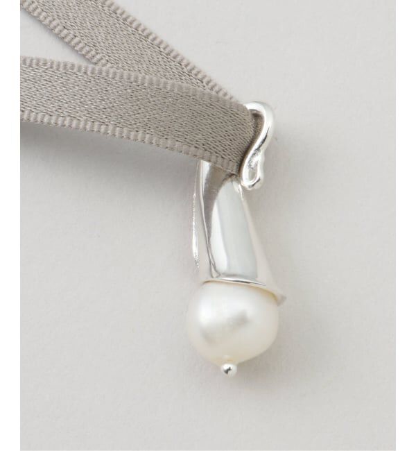 IENA「TEINTE/タント CALLA NECKLACE ネックレス TE-N-CA2605GY」|ネックレス|