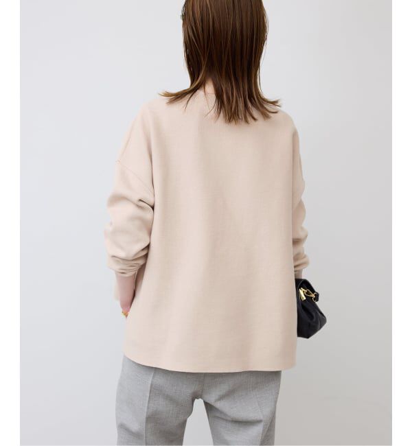 SLOBE IENA「《WEB限定カラーあり/シリーズあり/追加予約》コットンダブルフェイスプルオーバー」|ニット・セーター|