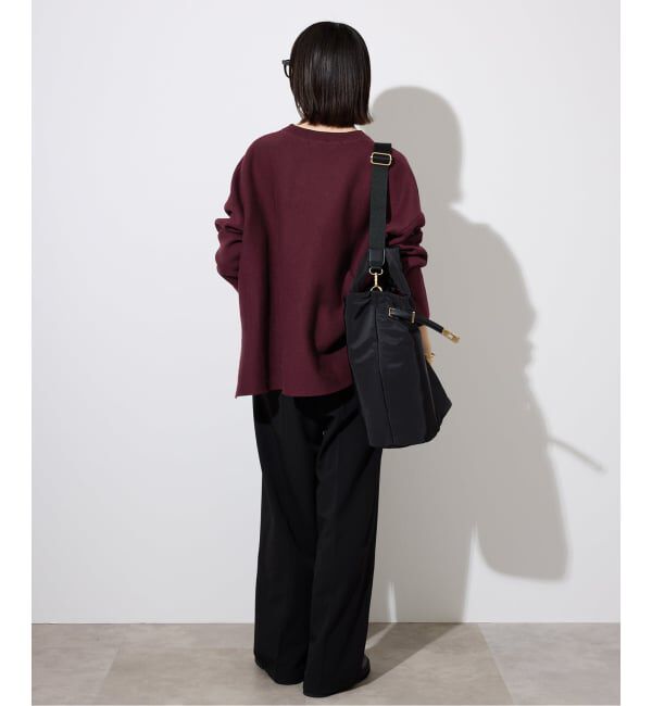 SLOBE IENA「《WEB限定カラーあり/シリーズあり/追加予約》コットンダブルフェイスプルオーバー」|ニット・セーター|