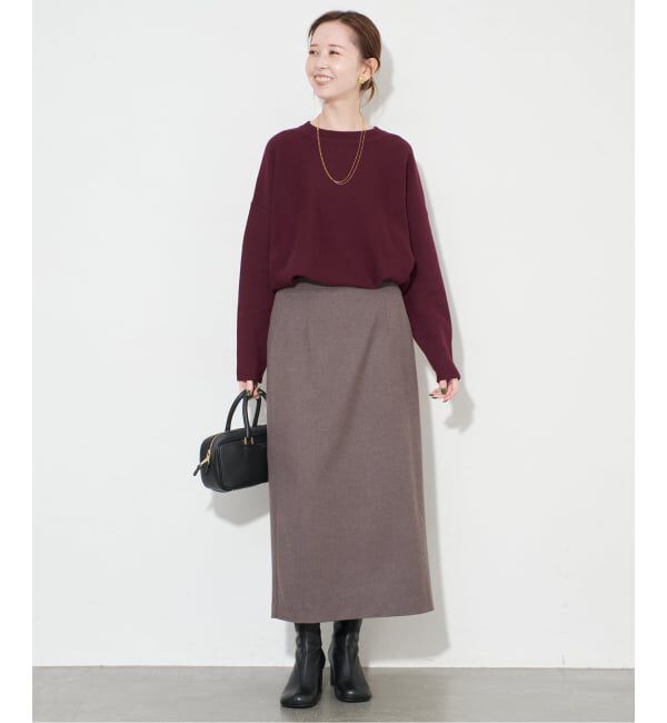 SLOBE IENA「《WEB限定カラーあり/シリーズあり/追加予約》コットンダブルフェイスプルオーバー」|ニット・セーター|