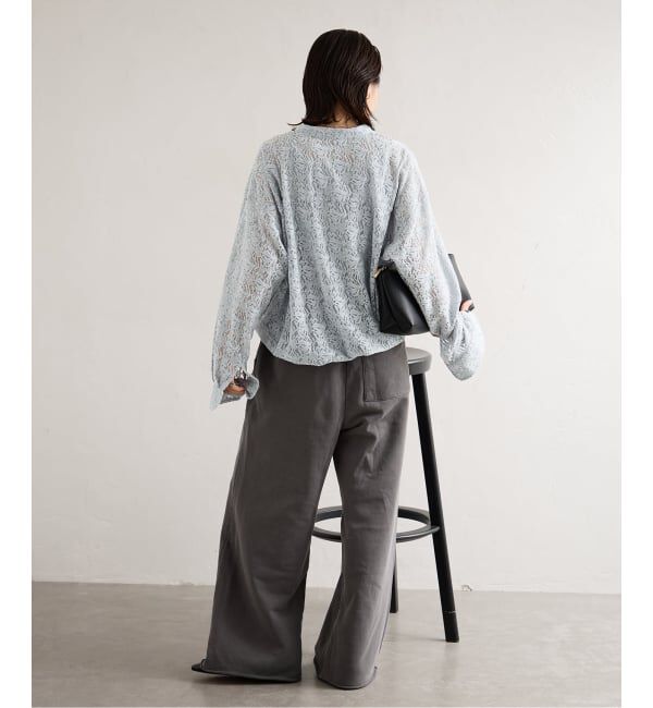 JOURNAL STANDARD「《WEB限定追加予約》スタンドカラーレースロングスリーブブラウス」|シャツ・ブラウス|
