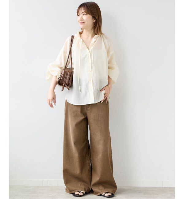 JOURNAL STANDARD relume「《WEB限定予約》ピンタックフリルブラウス」|シャツ・ブラウス|