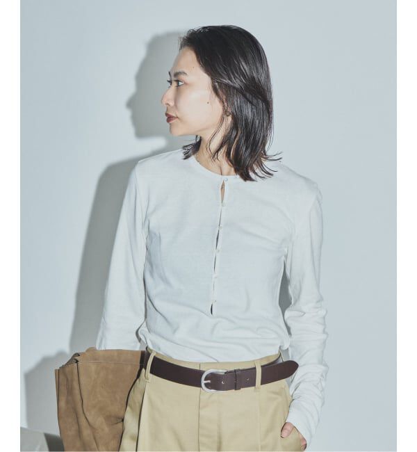 JOURNAL STANDARD「《予約》【ASIDE】 ヘンプコットンフライスヘンリー」|Tシャツ・カットソー|