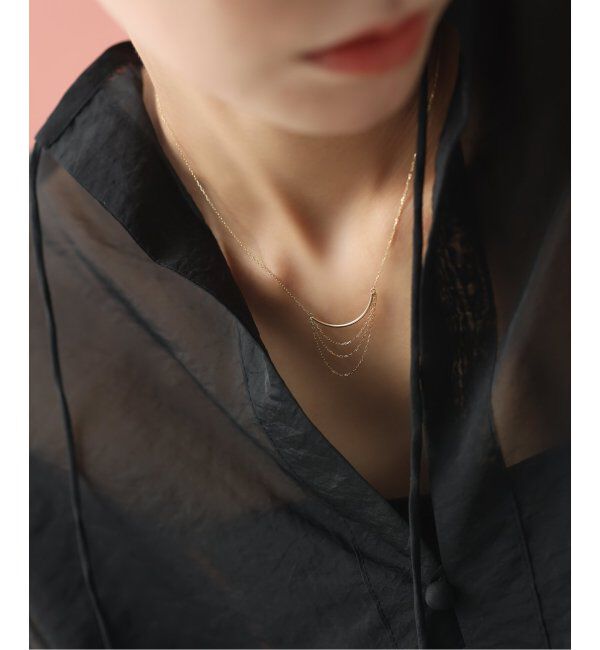 Lilas by Spick&Span「3チェーンネックレス K10」|ネックレス|