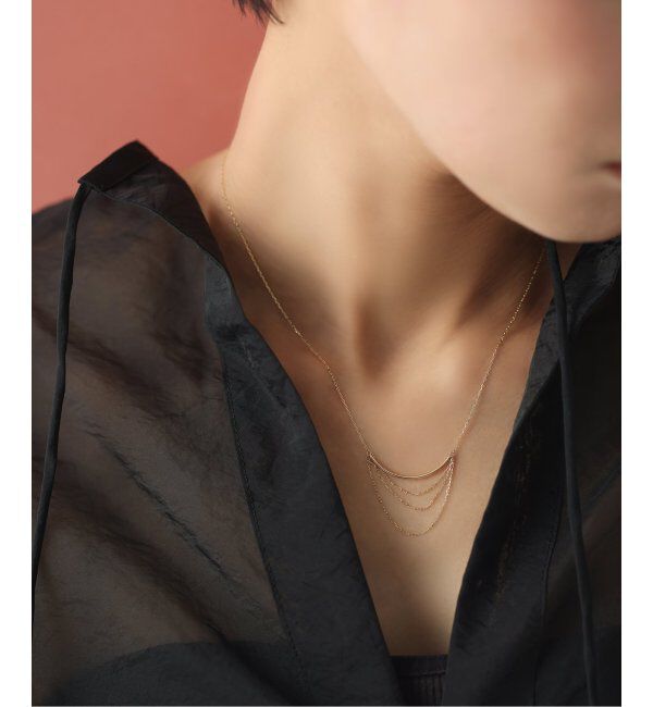 Lilas by Spick&Span「3チェーンネックレス K10」|ネックレス|