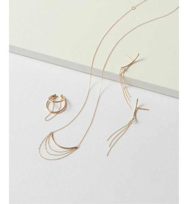Lilas by Spick&Span「3チェーンネックレス K10」|ネックレス|