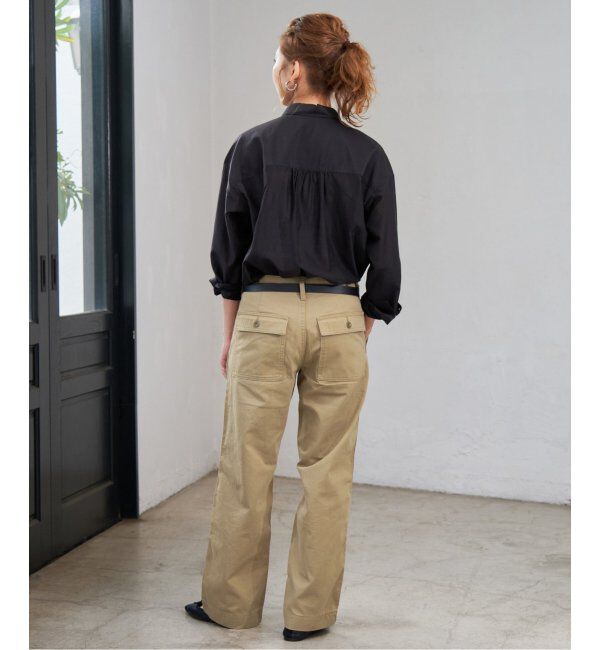 Spick and Span「《WEB限定追加2》ルーズベイカーパンツ」|カーゴ|