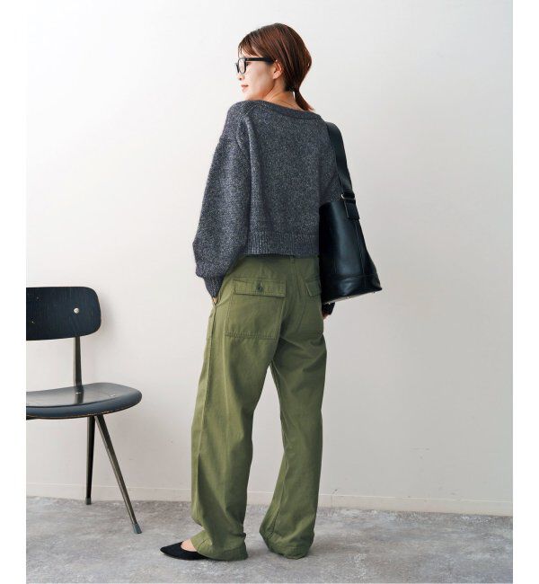 Spick and Span「《WEB限定追加2》ルーズベイカーパンツ」|カーゴ|