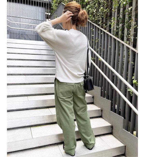 Spick and Span「《WEB限定追加2》ルーズベイカーパンツ」|カーゴ|