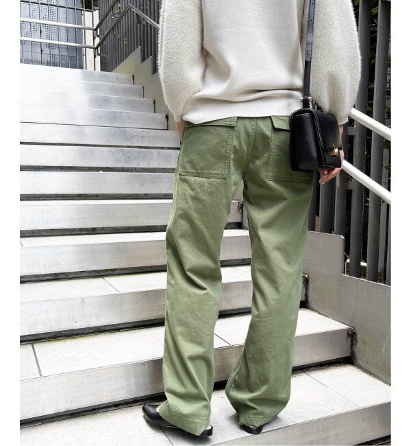 Spick and Span「《WEB限定追加2》ルーズベイカーパンツ」|カーゴ|