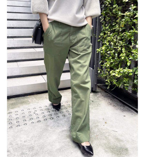 Spick and Span「《WEB限定追加2》ルーズベイカーパンツ」|カーゴ|