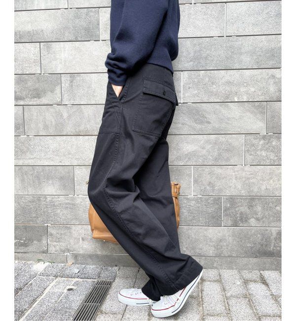 Spick and Span「《WEB限定追加2》ルーズベイカーパンツ」|カーゴ|