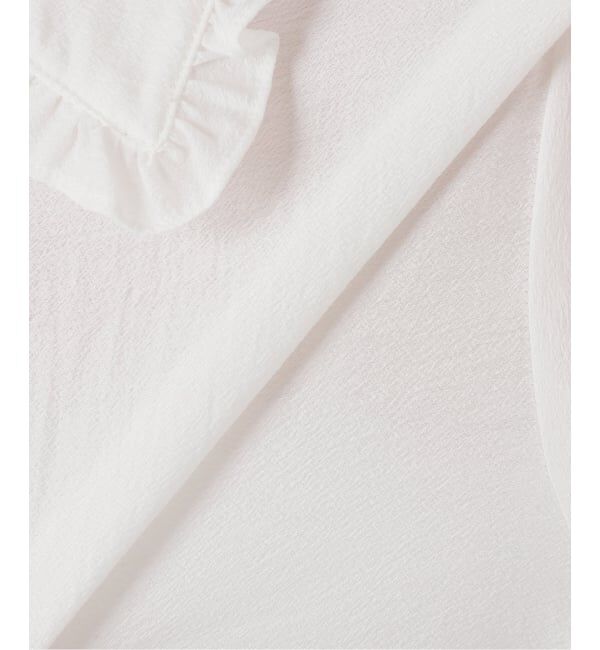 Spick and Span「《WEB限定 / 追加》フリルカラーブラウス」|シャツ・ブラウス|