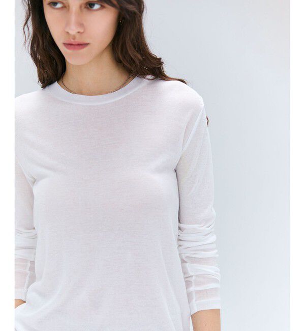 BEIGE,「【ロングセラー】SORE / シアーコットンクルーネックカットソー」|Tシャツ・カットソー|