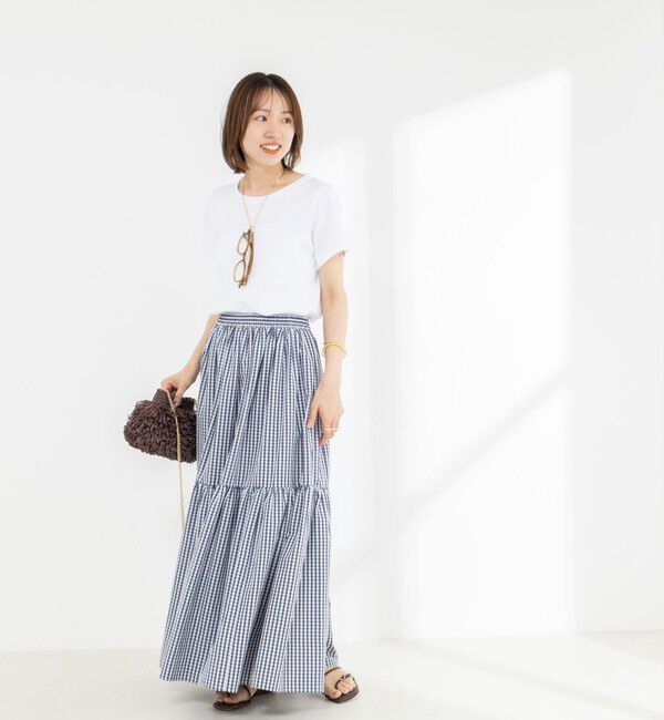 NOLLEY'S「《ノーリーズオリジナル美容Tシャツ》シルクアミノ酸加工Ｔシャツ」|Tシャツ・カットソー|