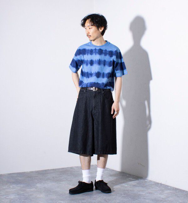 GLOSTER「【GLOSTER/グロスター】8オンスデニム ワイドショートパンツ ハーフパンツ」|その他|