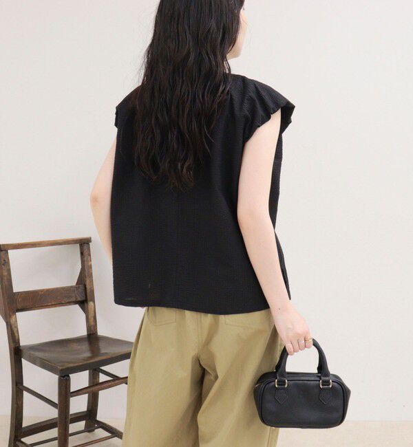fredy emue「アシメデザインフレンチブラウス」|シャツ・ブラウス|
