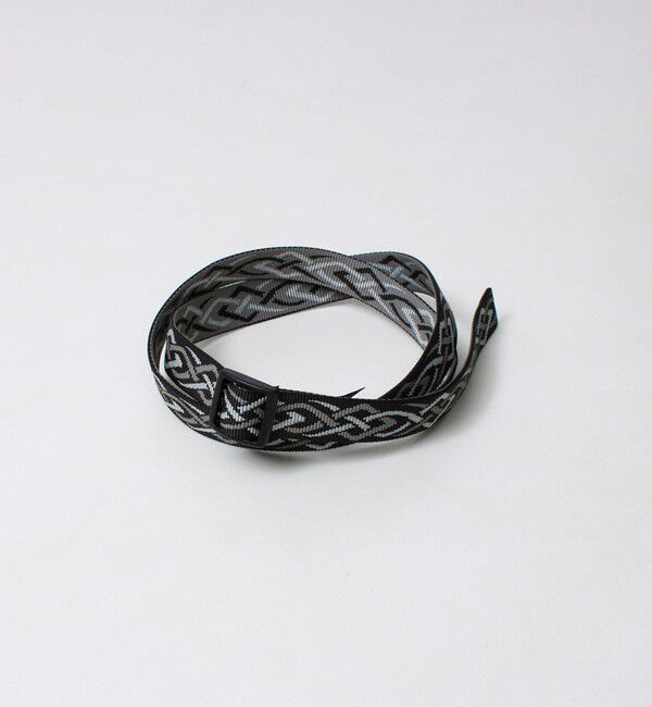 GLOSTER「【BISON DESIGNS/バイソンデザインズ】Slider 25mm Pattern Belt」|ベルト|グレー系その他