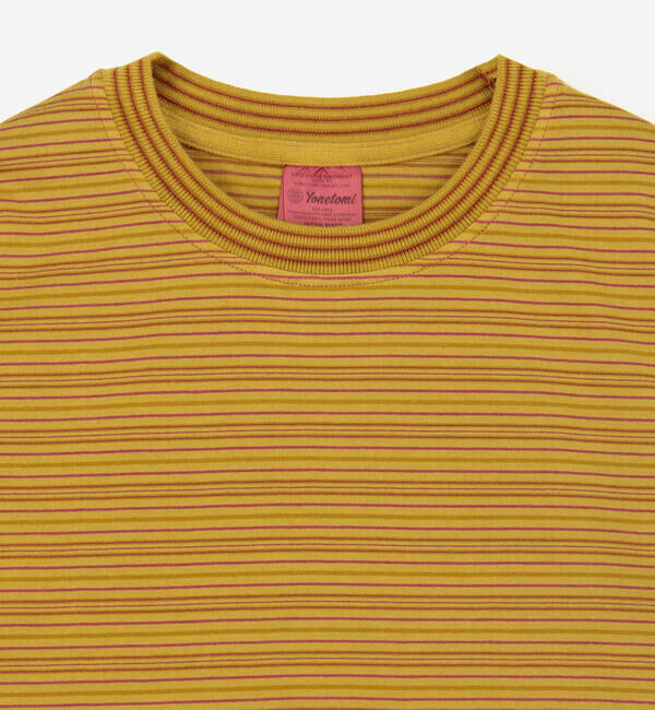  「Yonetomi | 〈別注〉クルーネックボーダーTシャツ WOMEN」|Tシャツ・カットソー|