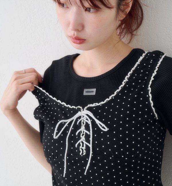  「ドットタンクレイヤードTee」|Tシャツ・カットソー|