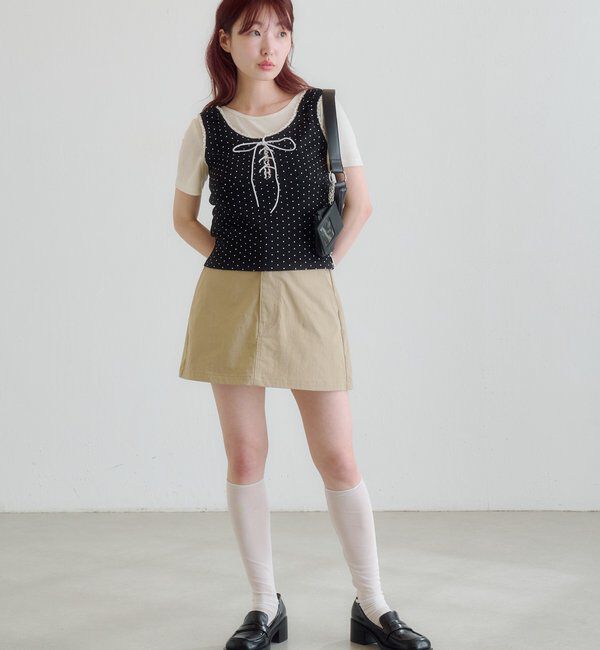  「ドットタンクレイヤードTee」|Tシャツ・カットソー|