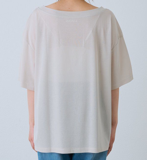  「【A・MONN】【吸水速乾/接触冷感】オープンネックTee」|Tシャツ・カットソー|