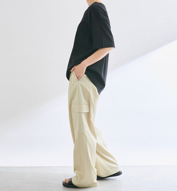  「【A・MONN】【吸水速乾/接触冷感】オープンネックTee」|Tシャツ・カットソー|