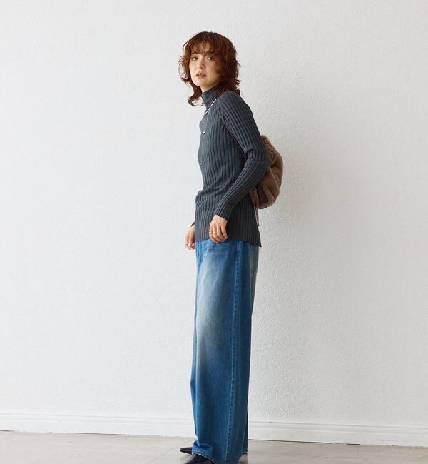  「シルクカシミヤリブニット」|ニット・セーター|