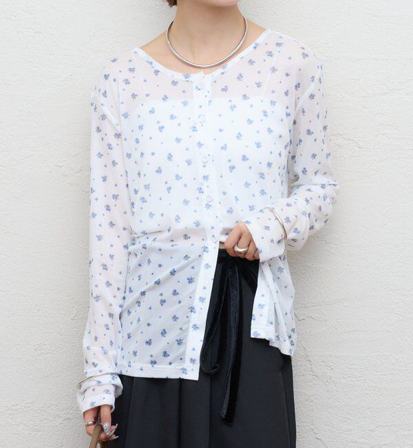  「フラワーチュール2WAYロンT」|Tシャツ・カットソー|