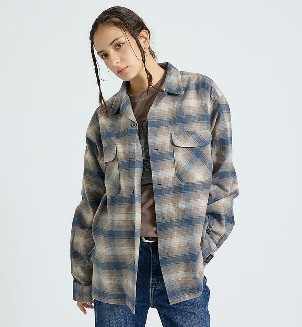 ABAHOUSE「【PENDLETON / ペンドルトン】BOARD SHIRT /ボードシャツ/」|シャツ・ブラウス|グレージュ