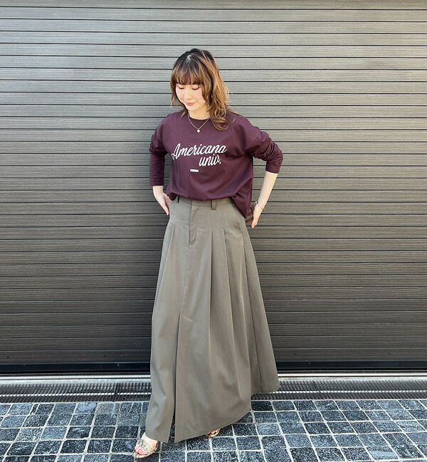 Rouge vif「【AMERICANA&times;MICA＆DEAL/ アメリカーナ&times;マイカ】long te」|Tシャツ・カットソー|