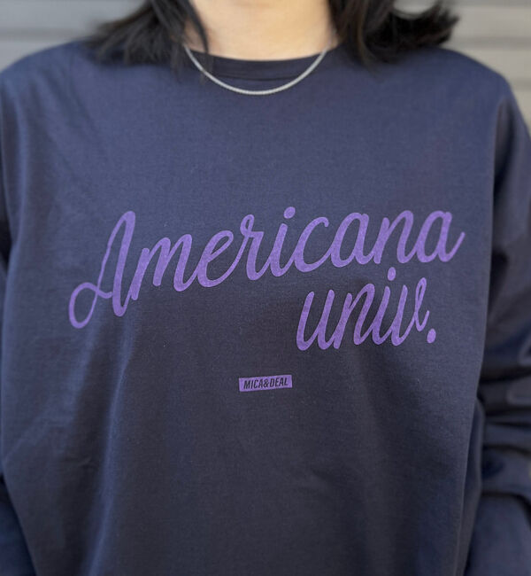 Rouge vif「【AMERICANA&times;MICA＆DEAL/ アメリカーナ&times;マイカ】long te」|Tシャツ・カットソー|